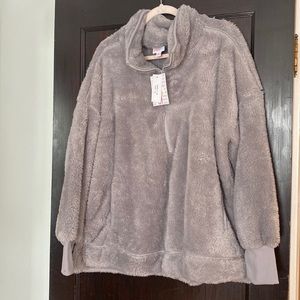 Lularoe Nancy half zip pullover